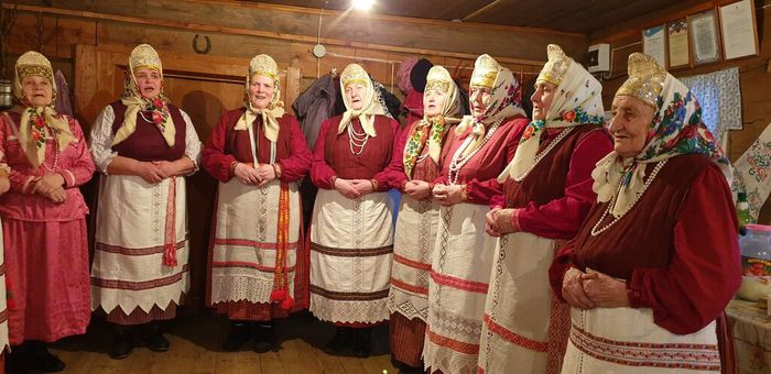 Выступление Кощеевской фольклорной группы «Зорюшк