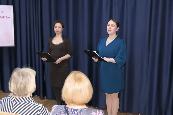 Ведущие встречи Наталья Вокуева и Татьяна Акилова